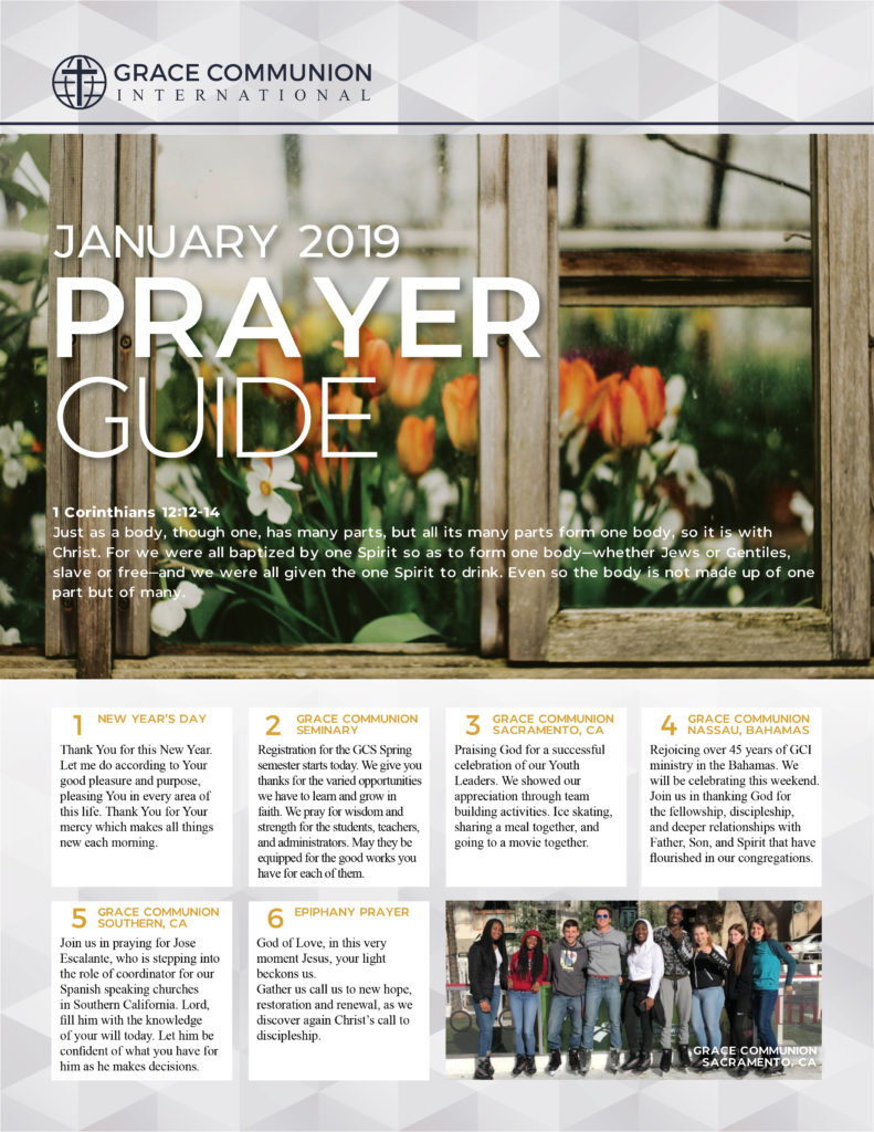 January 2019 Prayer Guide